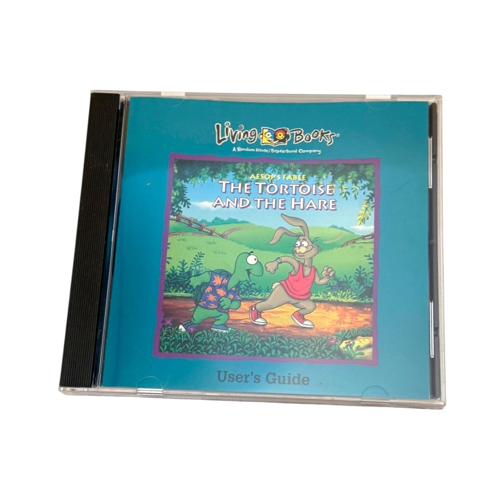 Living Books PC CD-ROM Tortoise and the Hare Software Vintage 90s Windows 95
